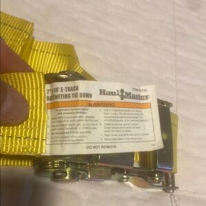Haul-Master Yellow Ratcheting Tie Down